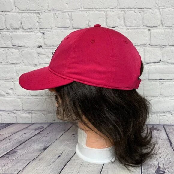 Puma Hat Cap Women Strap Back Pink Running Athletic Gym Workout Fitness Ladies - Picture 2 of 7